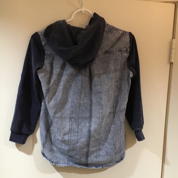 SOLD!!!! Vintage Havana Button Down Emoji Hoodie - Picture 4 of 5